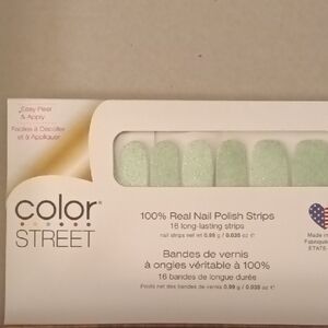 Color Street Mint Green Nail Polish Strips Hit Of Mint